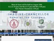 Tablet Screenshot of imagine-chancellor.com